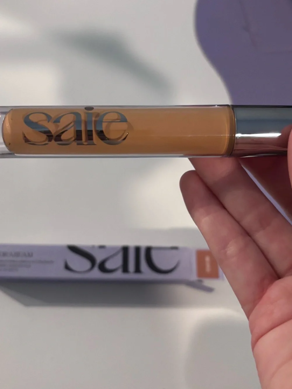 Saie Hydrabeam Sheer Brightening Undereye Concealer with Cucumber in FIVE